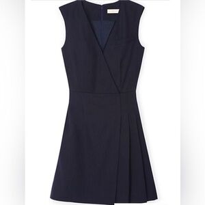 NWT Tory Burch Stretch Suiting Navy Dress Size 6
